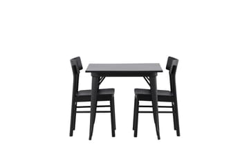 Tempe Spisebord 80 cm med 2 Montros Spisestoler - Møbler - Bord - Spisegrupper