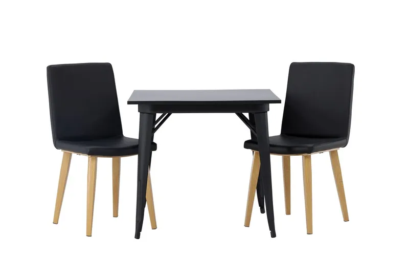 Tempe spisebord 80 cm med 2 Today spisestoler - Møbler - Bord - Spisegrupper