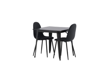 Tempe spisebord 80 cm med 2 Polar spisestoler - Møbler - Bord - Spisegrupper