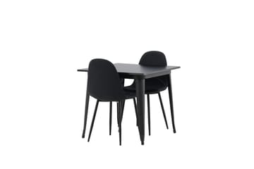 Tempe spisebord 80 cm med 2 Polar spisestoler - Møbler - Bord - Spisegrupper