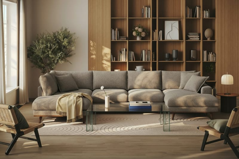 Tetsuya Rektangulært Salongbord 140x60x30 cm i Glass - Gjennomsiktig - Møbler - Bord - Sofabord
