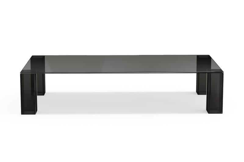 Tetsuya Rektangulært Salongbord 140x60x30 cm i Glass - Svart - Møbler - Bord - Sofabord