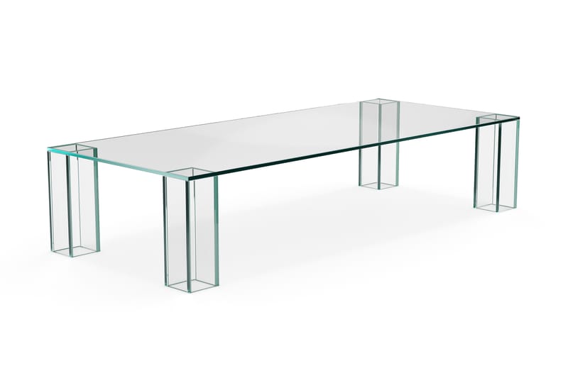Tetsuya Sofabord 140 cm - Transparent - Møbler - Bord - Sofabord