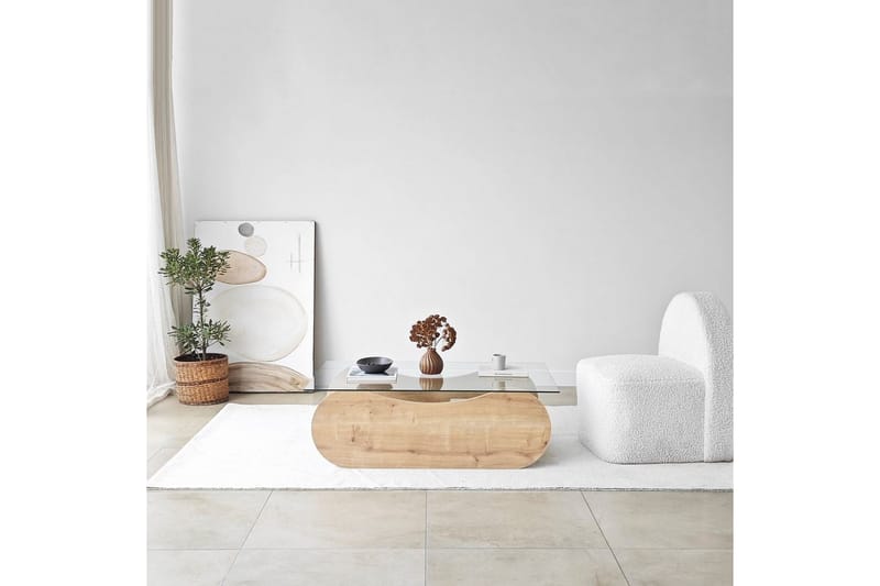 Tevrin Sofabord 105 cm - Naturell - Møbler - Bord - Sofabord