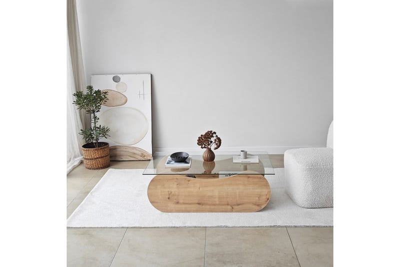 Tevrin Sofabord 105 cm - Naturell - Møbler - Bord - Sofabord