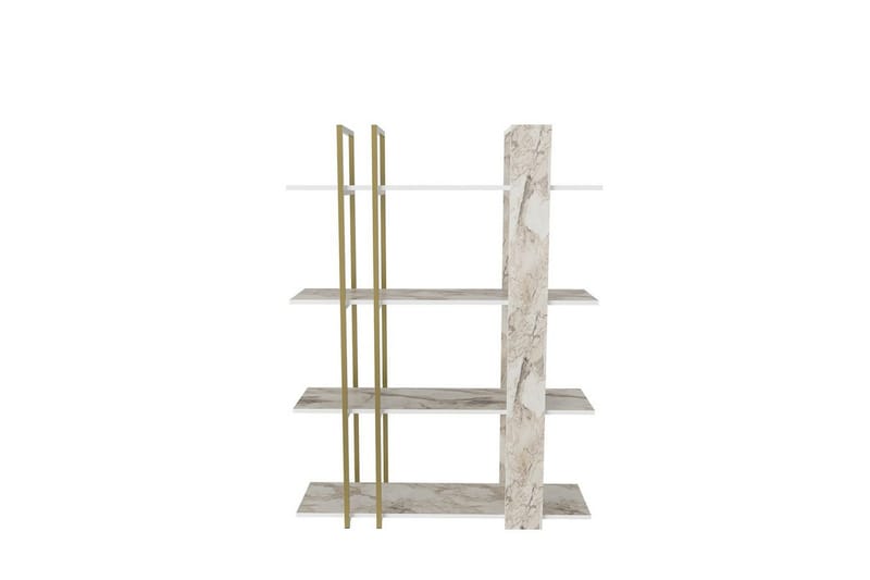 Thyra Bokhylle 120 cm - Gull - Oppbevaring - Hyller - Bokhylle