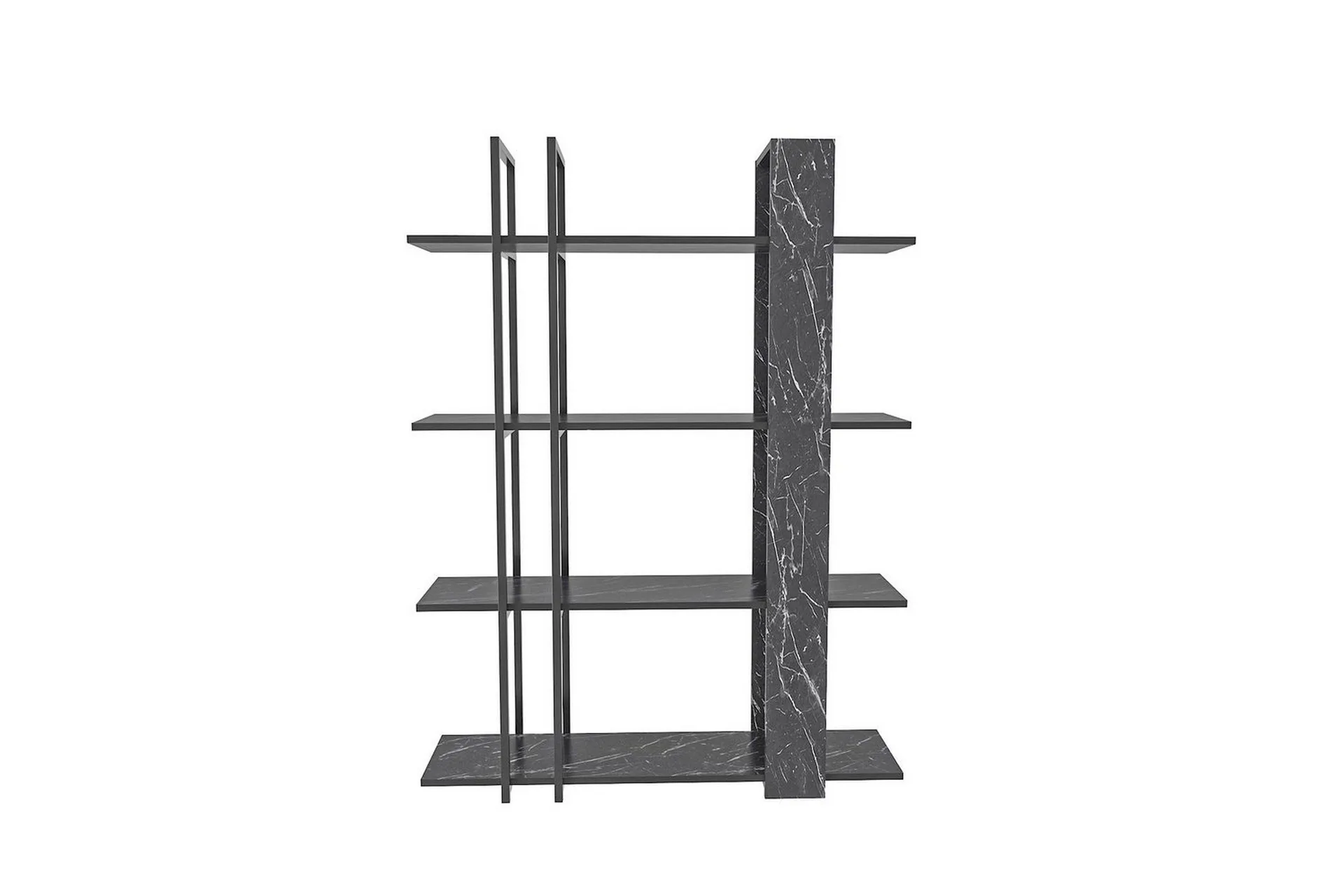 Thyra Bokhylle 120 cm - Sort/Hvit