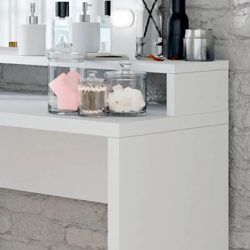 Toalettbord med speil Diva med 3 Skuffer - Møbler - Bord - Sminkebord & toalettbord