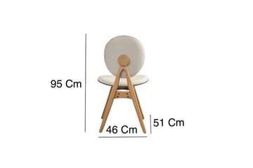 Touch spisegruppe 160 cm rektangulær - Natur - Møbler - Bord - Spisegrupper