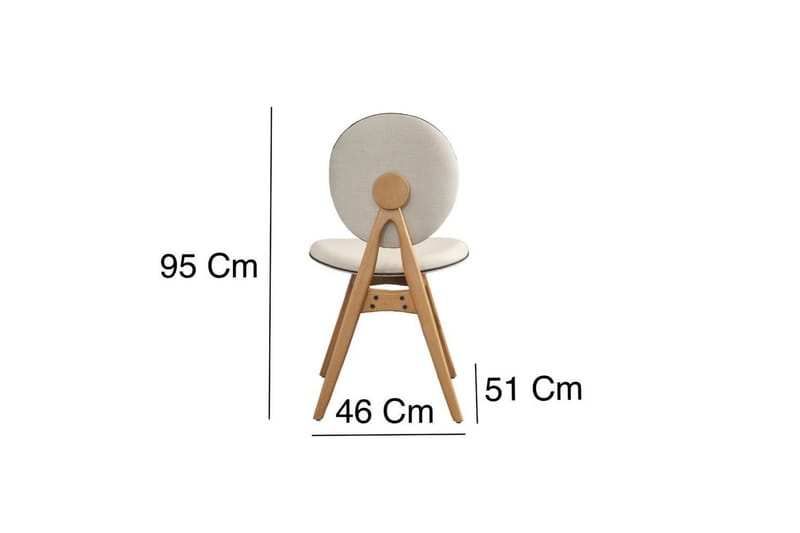 Touch Spisegruppe 160 cm Rektangulær - Natur - Møbler - Bord - Spisegrupper