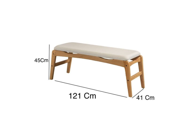 Touch Spisegruppe 160 cm Rektangulær - Natur - Møbler - Bord - Spisegrupper