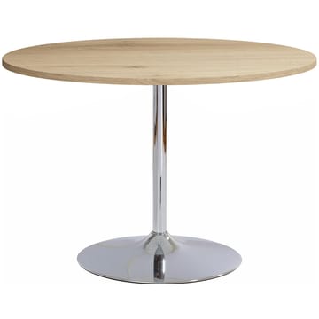 Trumpet Spisebord Rundt 110 cm - Eik/Krom - Møbler - Bord - Spisebord & kjøkkenbord