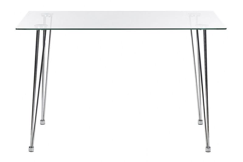 Tullne Spisebord 70x120 cm - Transparent/Sølv - Møbler - Bord - Spisebord & kjøkkenbord
