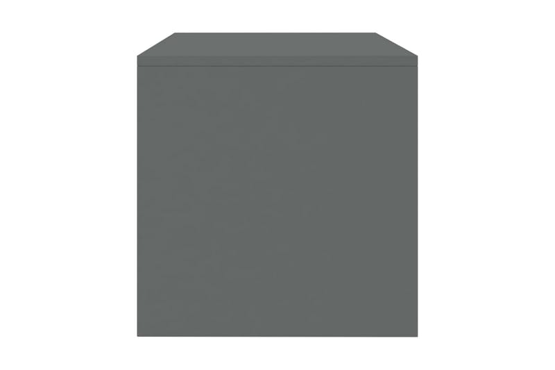 TV-benk grå 120x40x40 cm sponplate - Grå - Sofabord