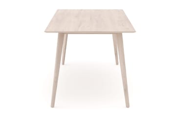 Tyrö rektangulært spisebord og kjøkkenbord 190x90 cm asketre - Hvitlasert - Møbler - Bord - Spisebord & kjøkkenbord
