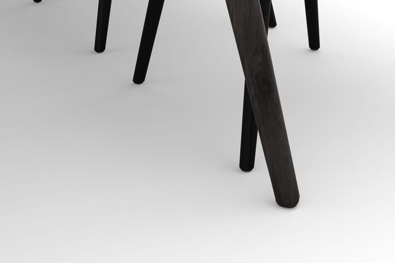 Tyrö Spisegruppe med 6 Tyrö Armstoler - Smoked Oak/Black - Møbler - Bord - Spisegrupper