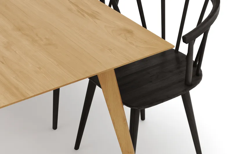 Tyrö Spisegruppe med 6 Tyrö Armstoler - Møbler - Bord - Spisegrupper