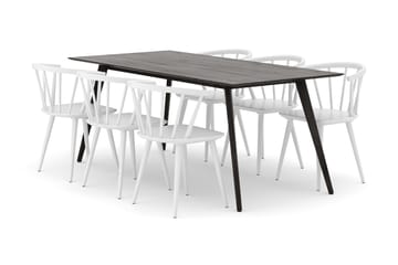 Tyrö Spisegruppe med 6 Tyrö Armstoler