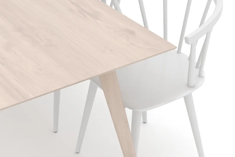 Tyrö Spisegruppe med 6 Tyrö Armstoler - Møbler - Bord - Spisegrupper