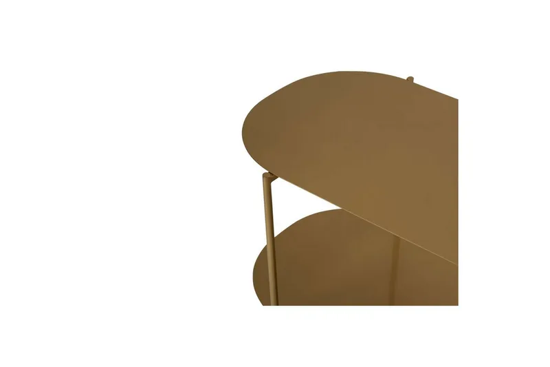 Ulvo Sofabord 100 cm - Gull - Møbler - Bord - Sofabord