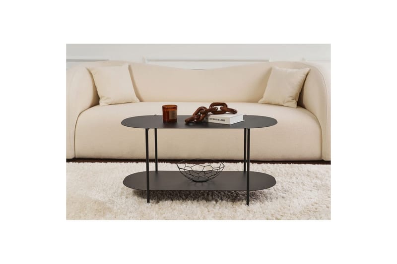 Ulvo Sofabord 100 cm - Svart - Møbler - Bord - Sofabord