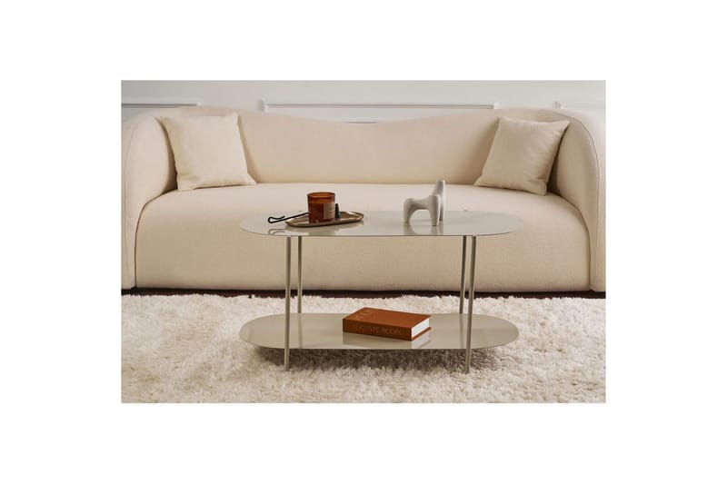 Ulvo Sofabord 100 cm - Taupe - Møbler - Bord - Sofabord