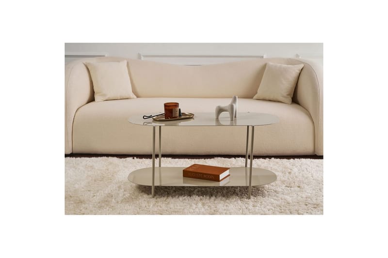 Ulvo Sofabord 100 cm - Taupe - Møbler - Bord - Sofabord