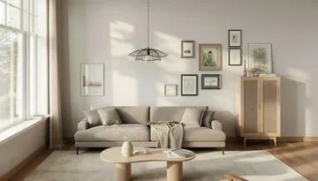 Uppveda asymmetrisk sofabord med travertinlook 130x70 cm - Beige - Møbler - Bord - Sofabord