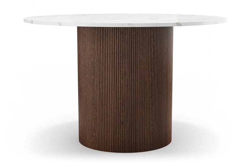 Uppveda Spisebord 120 cm Rundt - Brun - Møbler - Bord - Spisebord & kjøkkenbord