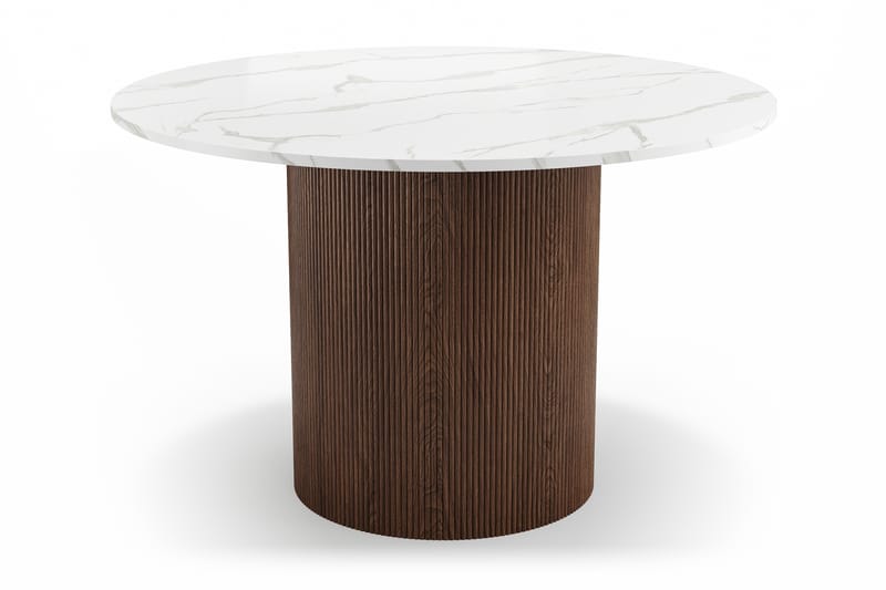 Uppveda Spisebord 120 cm Rundt - Brun - M�øbler - Bord - Spisebord & kjøkkenbord