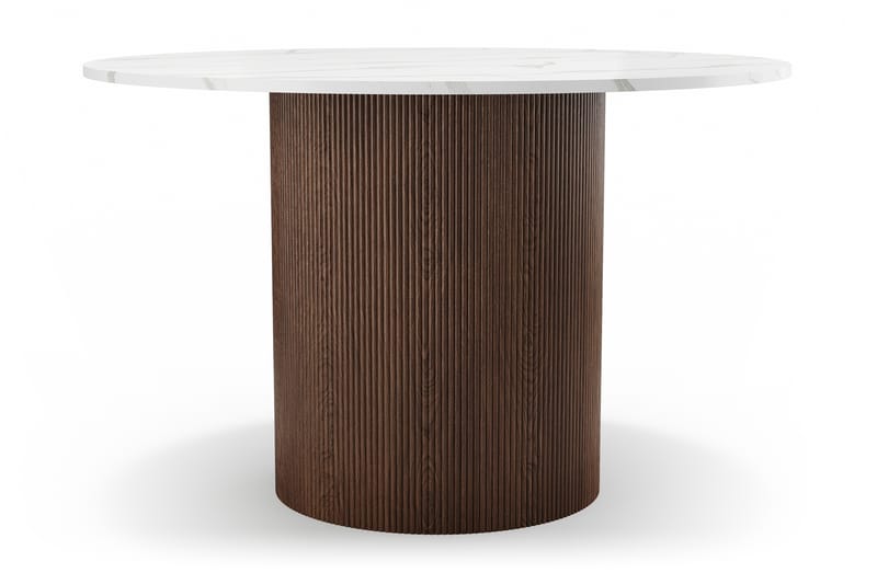 Uppveda Spisebord 120 cm Rundt - Brun - Møbler - Bord - Spisebord & kjøkkenbord
