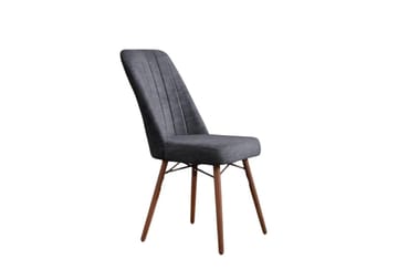 Uttrekkbart spisebord- og stolsett (5 deler) Homitis Lidyana (130 x 76 x 80 cm) Antrasitt - Antrasitt - Møbler - Bord - Spisegrupper