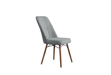 Uttrekkbart spisebord- og stolsett (7 deler) Homitis Lidyana (130 x 76 x 80 cm) Grå - Møbler - Bord - Spisegrupper