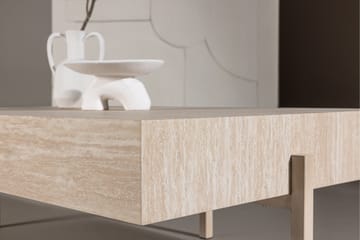 Vadholmen Sofabord 130x82 cm Rektangulær - Whitewash - Møbler - Bord - Sofabord