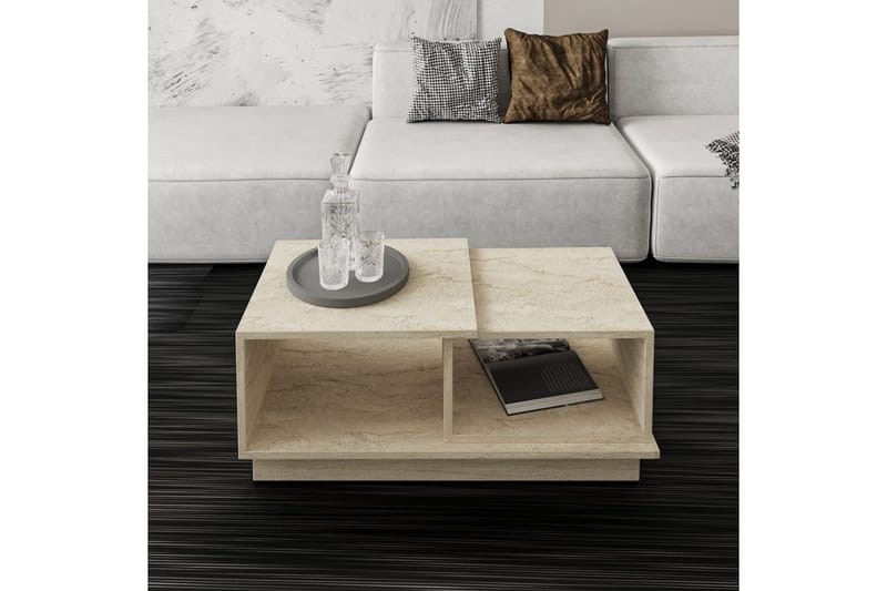 Vaelen Sofabord 90 cm - Sand - Møbler - Bord - Sofabord