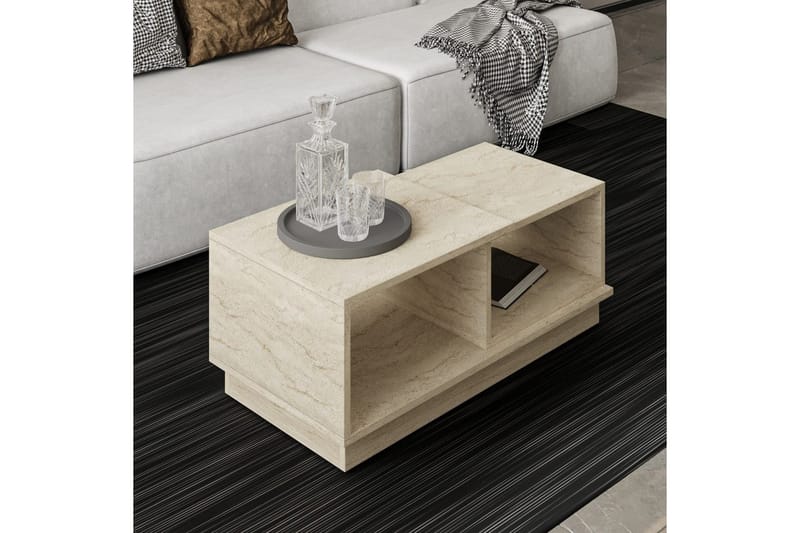 Vaelen Sofabord 90 cm - Sand - Møbler - Bord - Sofabord
