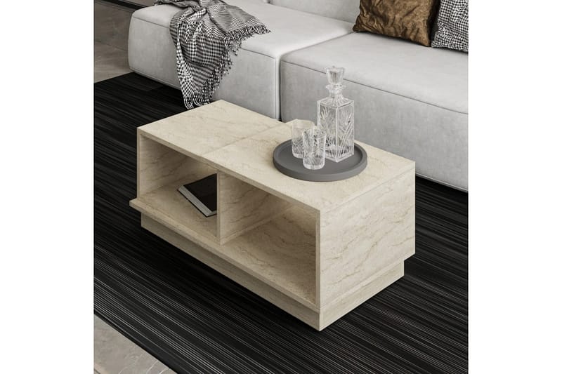 Vaelen Sofabord 90 cm - Sand - Møbler - Bord - Sofabord
