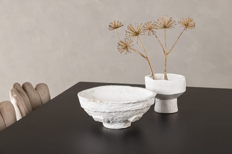 Vail Matgruppe 200 cm Rektangulær med 6 Limhamn stoler - Beige - Møbler - Bord - Spisegrupper