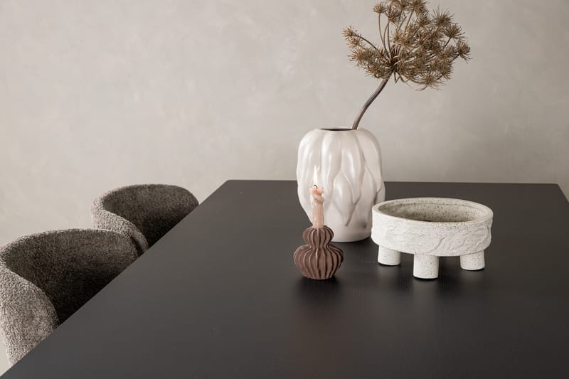 Vail Matgruppe 200 cm Rektangulær med 6 Modesto stoler - Sort - Møbler - Bord - Spisegrupper