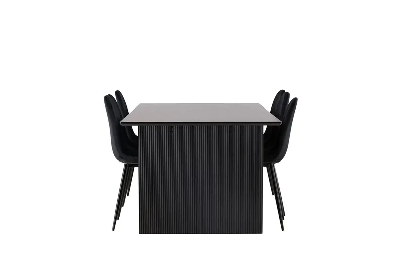 Vail spisebord 200 cm med 6 Polar kjøkkenstoler - Møbler - Bord - Spisegrupper