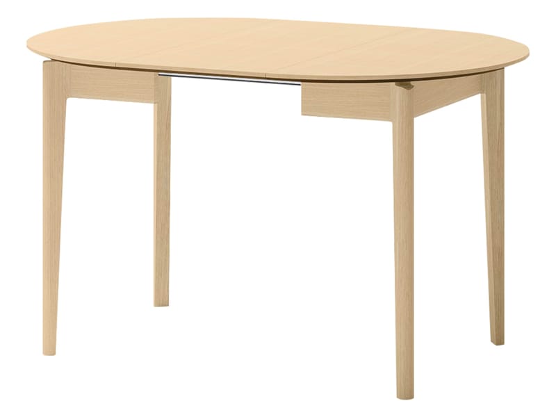 Valden Lite Uttrekkbart Rundt Spisebord 90–210 cm i Tre med Eikeutseende - Brun - Møbler - Bord - Spisebord & kjøkkenbord