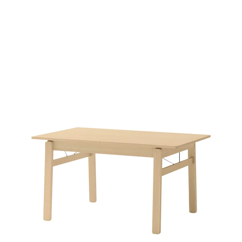 Valden Utvidbart Rektangulært Spisebord 149 cm i Lys Eik, Brun