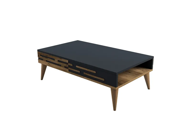 Valensiya Sofabord 105 cm, Valnøtt/Antrasitt
