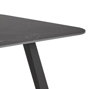 Valricus Spisebord 180 cm Rektangulær - Svart - Møbler - Bord - Spisebord & kjøkkenbord