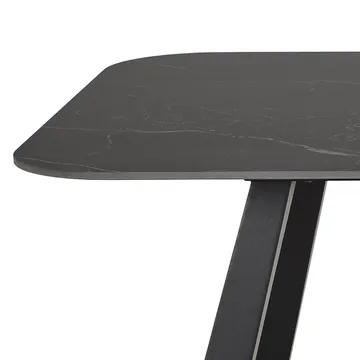 Valricus Spisebord 180 cm Rektangulær - Svart - Møbler - Bord - Spisebord & kjøkkenbord