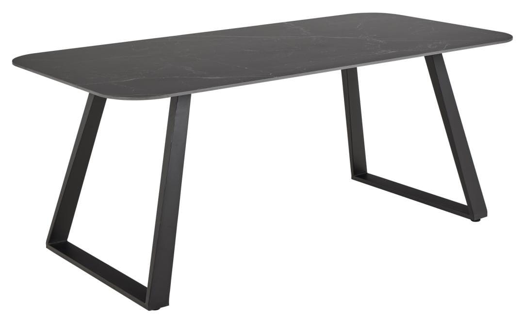 Valricus Spisebord 180 cm Rektangulær - Svart