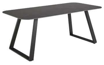 Valricus Spisebord 180 cm Rektangulær - Svart - Møbler - Bord - Spisebord & kjøkkenbord