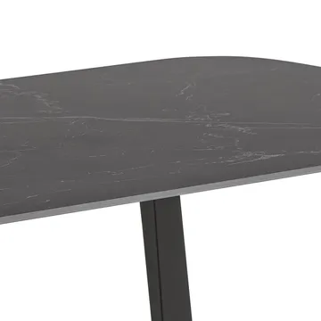 Valricus Spisebord 180 cm Rektangulær - Svart - Møbler - Bord - Spisebord & kjøkkenbord