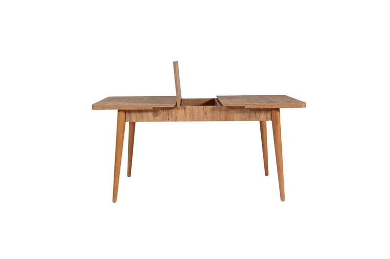 Valsot Spisegruppe 129 cm Rektangulær - Natur/Grå - Møbler - Bord - Spisegrupper