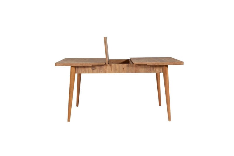 Valsot Spisegruppe 129 cm Rektangulær - Natur/Grå - Møbler - Bord - Spisegrupper